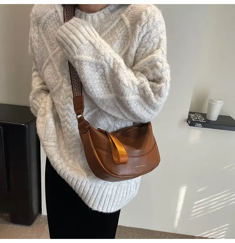 Maillard Leather Shoulder Bag Women 2025 New Style — feature 19