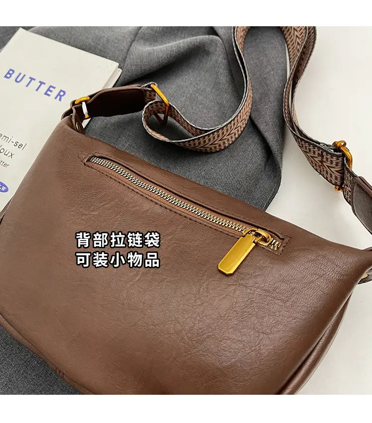 Maillard Leather Shoulder Bag Women 2025 New Style — feature 5