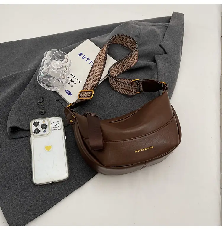 Maillard Leather Shoulder Bag Women 2025 New Style — feature 8