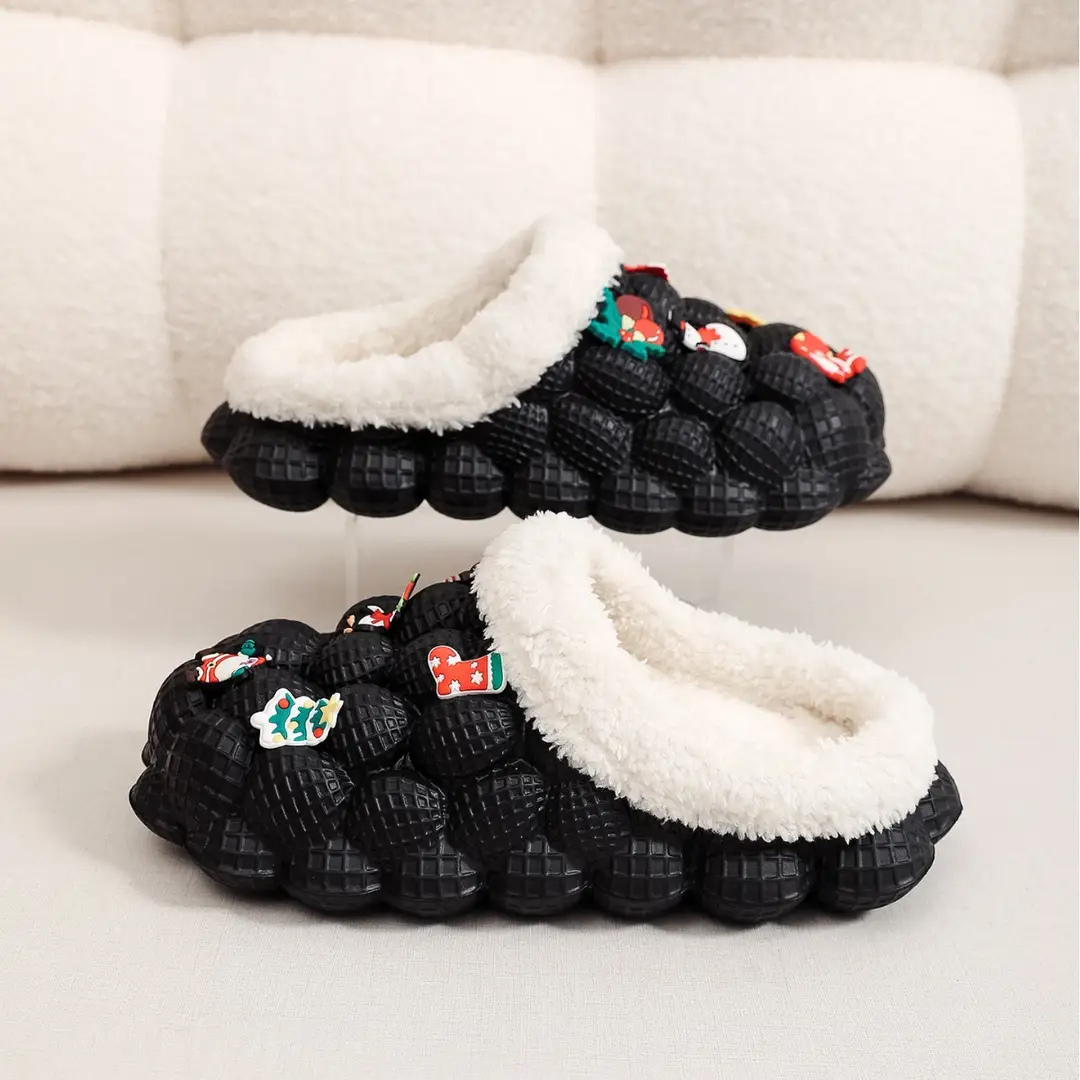 Factory Wholesale Winter Eva Style Hole-In-The-Wall Home Indoor and Outdoor Wear Couple Style Trendyy Fashionable Casual Warm Cotton Shoes - Image 7