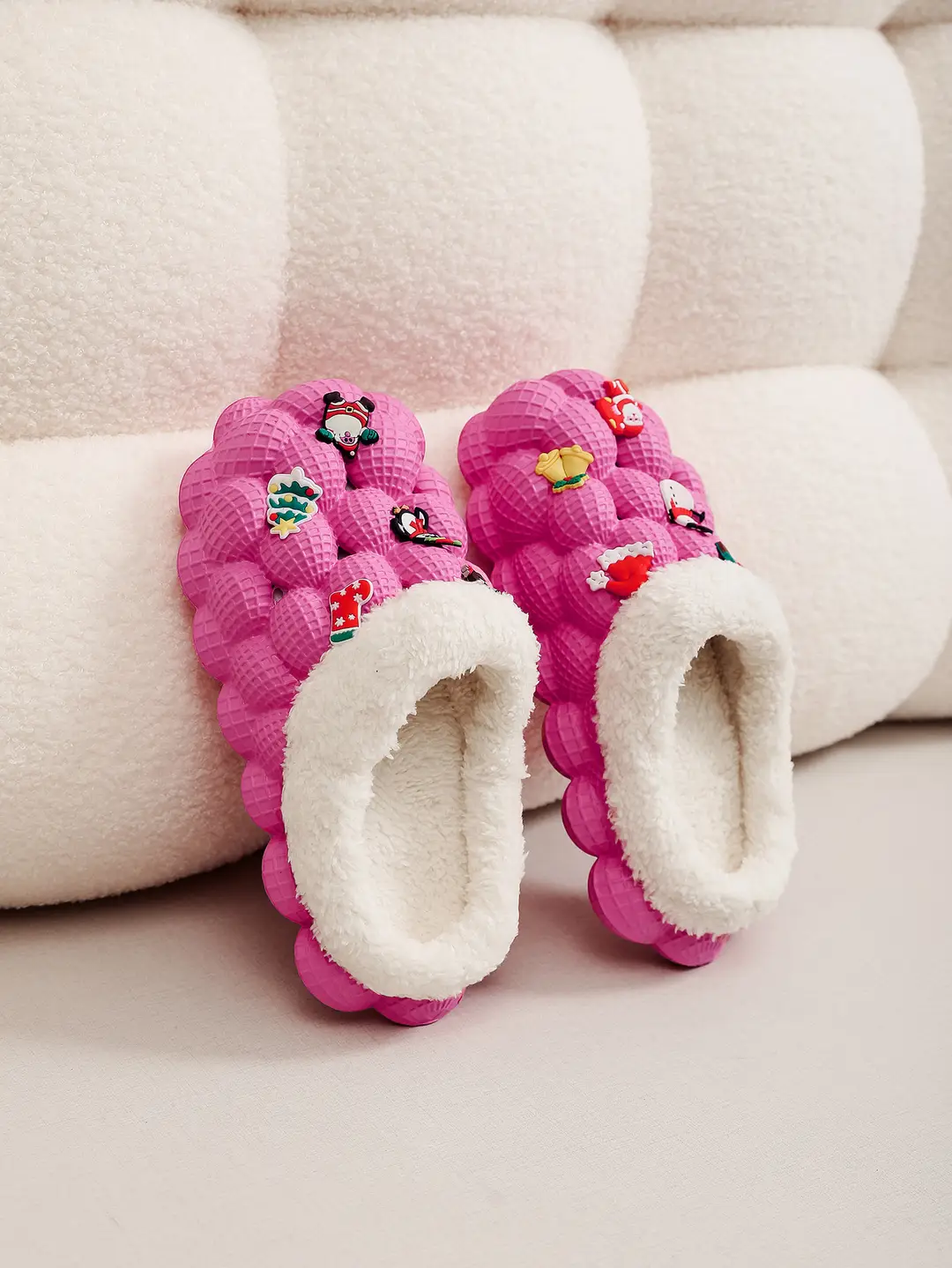 Factory Wholesale Winter Eva Style Hole-In-The-Wall Home Indoor and Outdoor Wear Couple Style Trendyy Fashionable Casual Warm Cotton Shoes — feature 12
