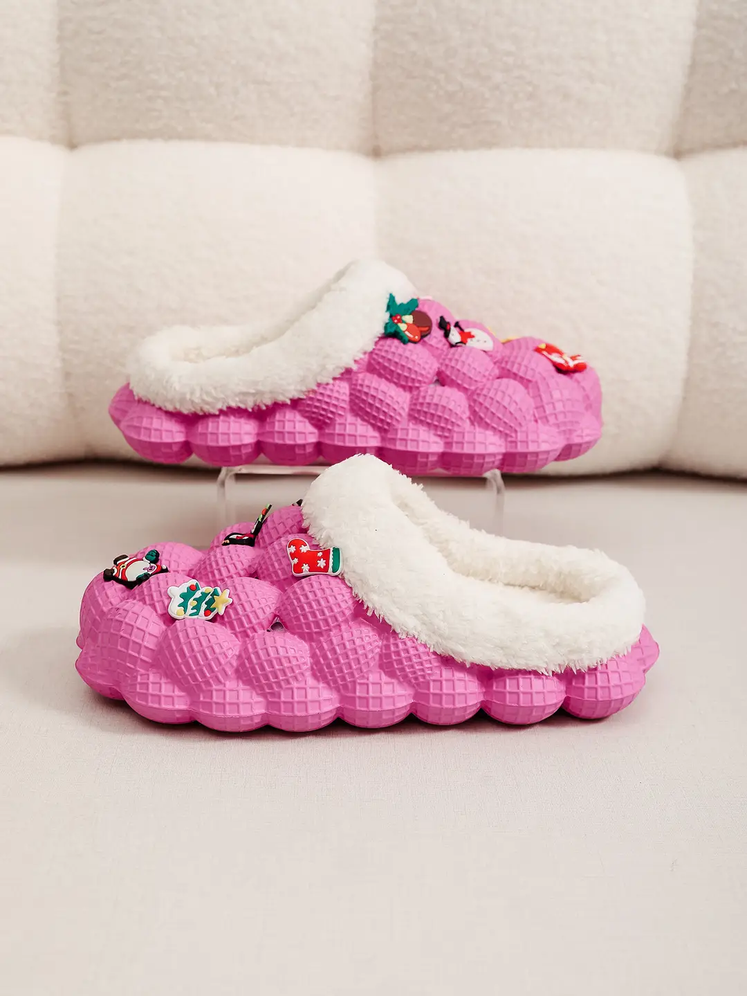 Factory Wholesale Winter Eva Style Hole-In-The-Wall Home Indoor and Outdoor Wear Couple Style Trendyy Fashionable Casual Warm Cotton Shoes — feature 13