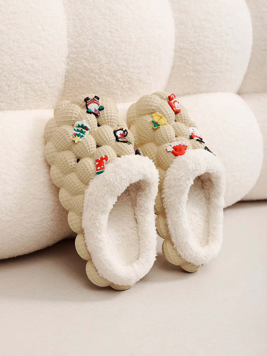 Factory Wholesale Winter Eva Style Hole-In-The-Wall Home Indoor and Outdoor Wear Couple Style Trendyy Fashionable Casual Warm Cotton Shoes — feature 2