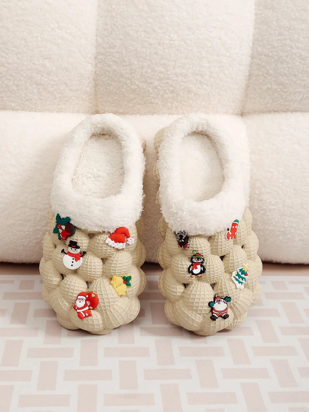 Factory Wholesale Winter Eva Style Hole-In-The-Wall Home Indoor and Outdoor Wear Couple Style Trendyy Fashionable Casual Warm Cotton Shoes — feature 3