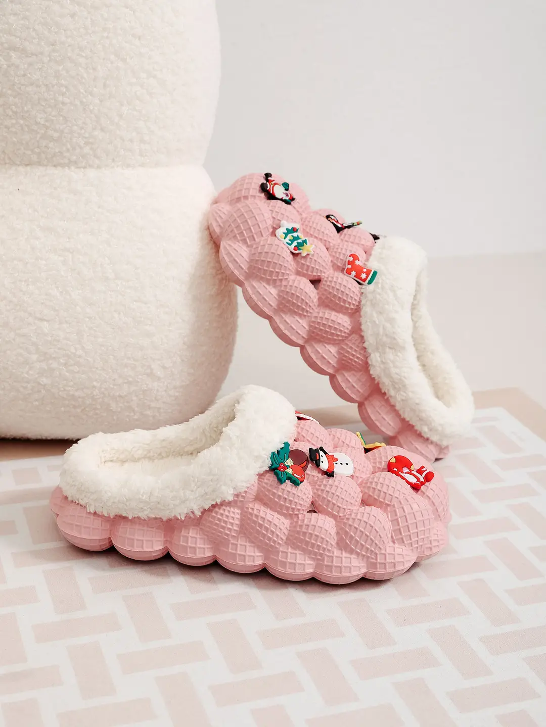 Factory Wholesale Winter Eva Style Hole-In-The-Wall Home Indoor and Outdoor Wear Couple Style Trendyy Fashionable Casual Warm Cotton Shoes — feature 9