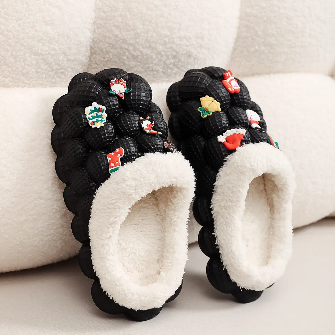 Factory Wholesale Winter Eva Style Hole-In-The-Wall Home Indoor and Outdoor Wear Couple Style Trendyy Fashionable Casual Warm Cotton Shoes - Image 2