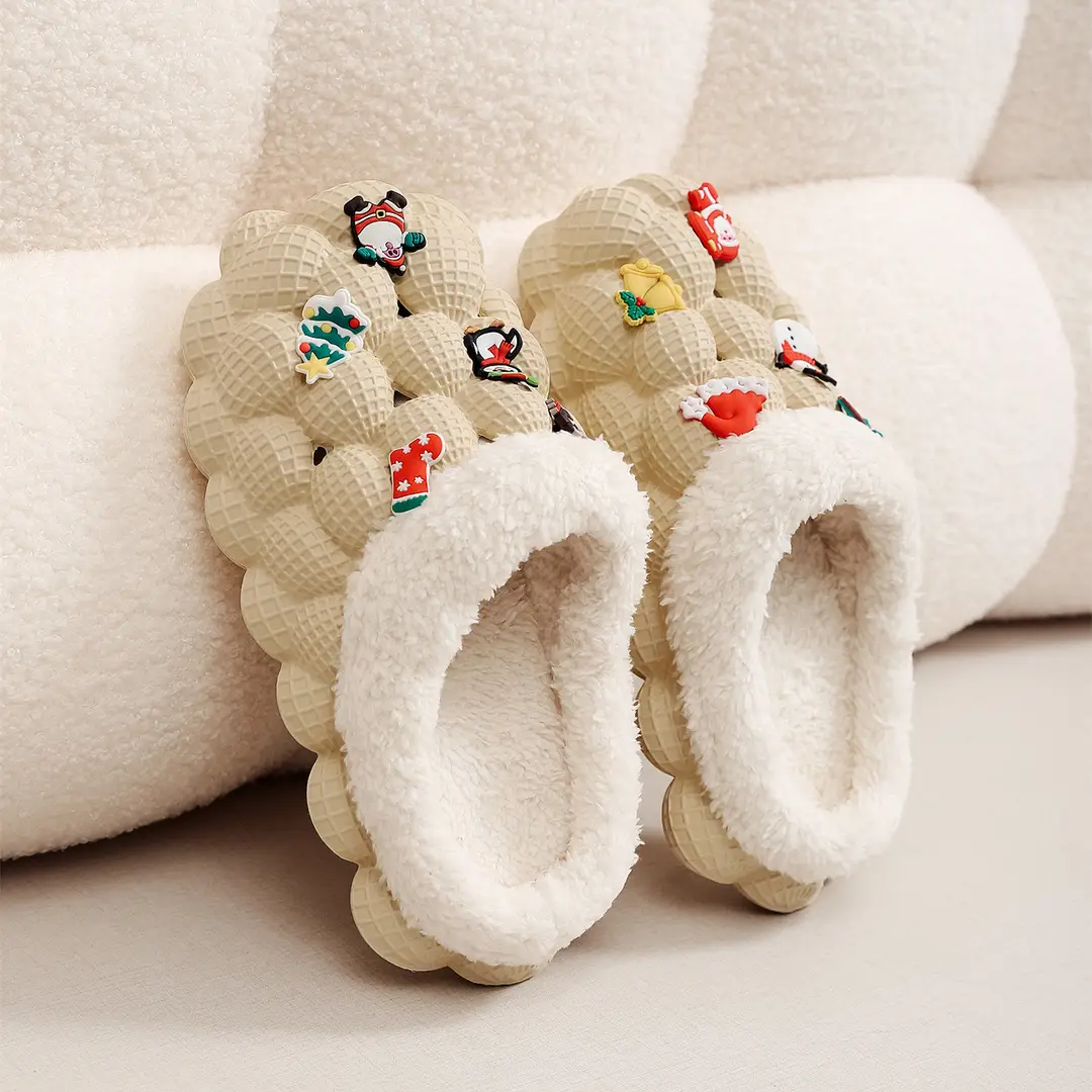 Factory Wholesale Winter Eva Style Hole-In-The-Wall Home Indoor and Outdoor Wear Couple Style Trendyy Fashionable Casual Warm Cotton Shoes - Image 3