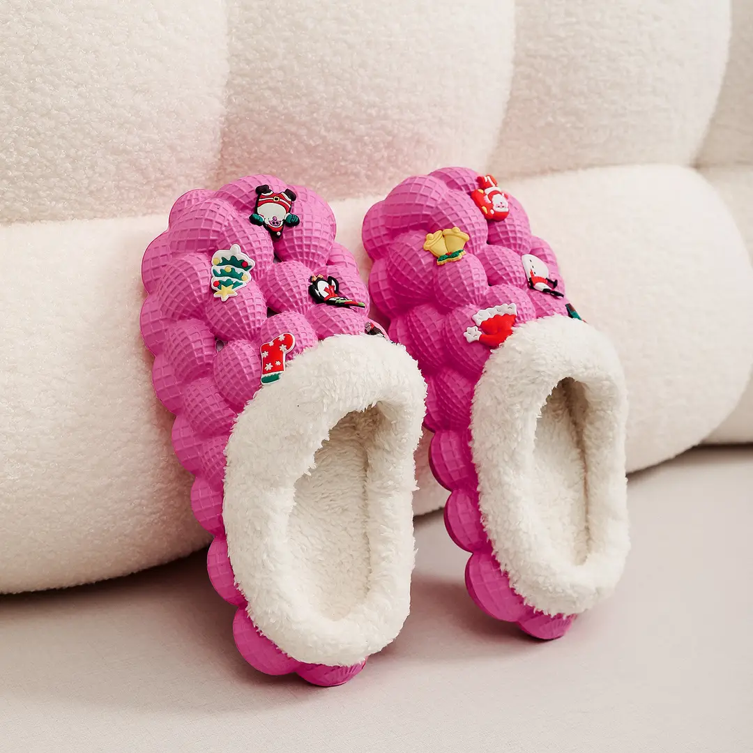Factory Wholesale Winter Eva Style Hole-In-The-Wall Home Indoor and Outdoor Wear Couple Style Trendyy Fashionable Casual Warm Cotton Shoes - Image 4