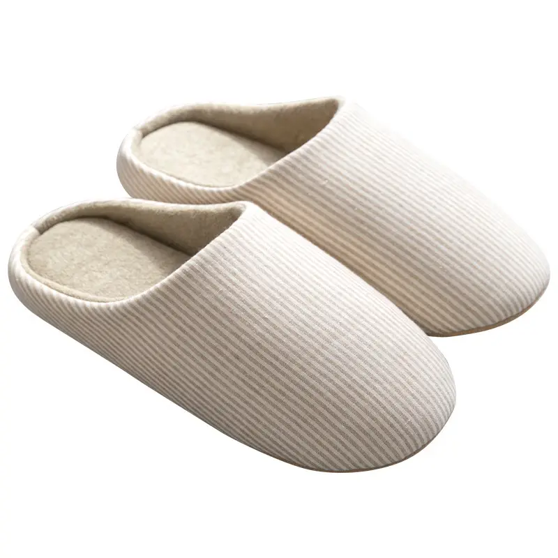 Suede Home Baotou Soft Bottom Silent Cotton Slippers for Women Home plus size Lovers Wood Floor Lightweight Japanese and Korean Style Slippers