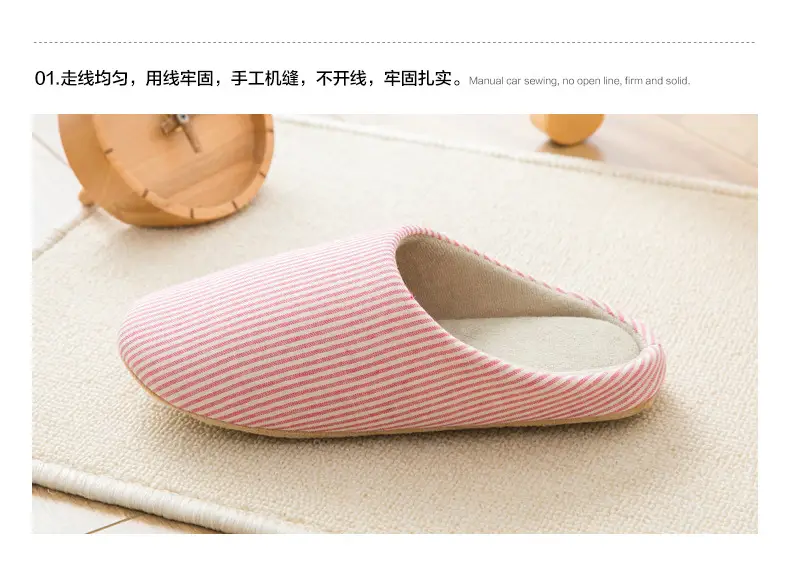 Suede Home Baotou Soft Bottom Silent Cotton Slippers for Women Home plus size Lovers Wood Floor Lightweight Japanese and Korean Style Slippers — feature 7