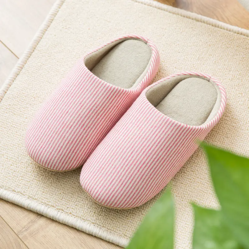 Suede Home Baotou Soft Bottom Silent Cotton Slippers for Women Home plus size Lovers Wood Floor Lightweight Japanese and Korean Style Slippers