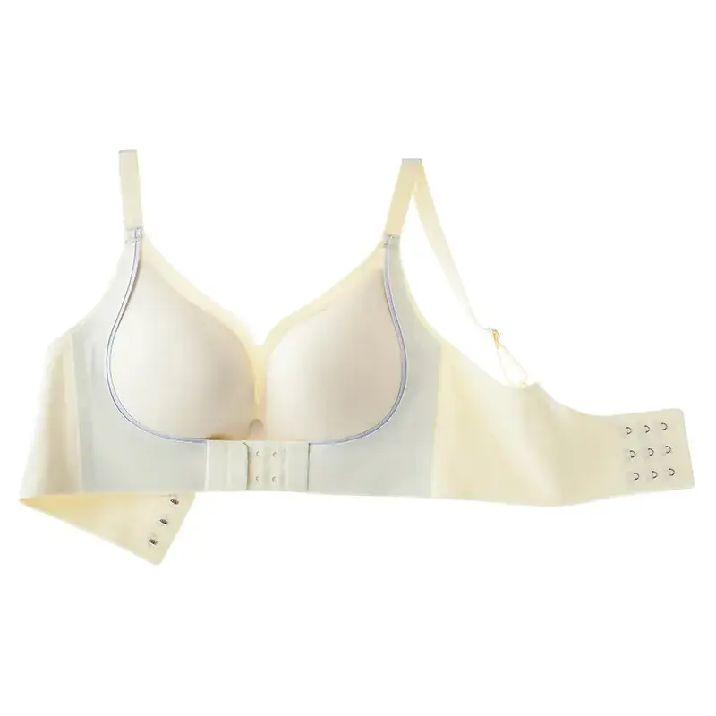 Women's Jelly Strip Push Up Bra White Beige Black - Image 10