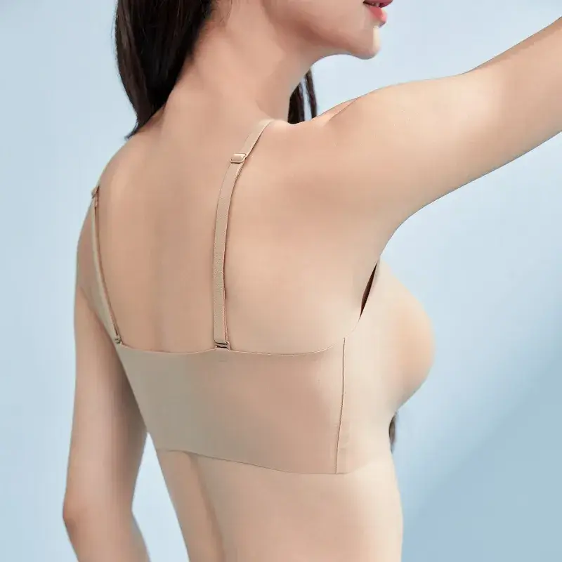 Wire-Free V-Neck Backless Bralette for Large Busts - Image 8
