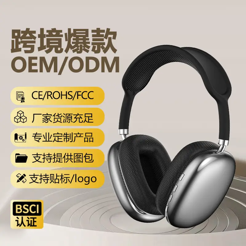 Wireless Bluetooth Headphones with Headband & Type-C Charging