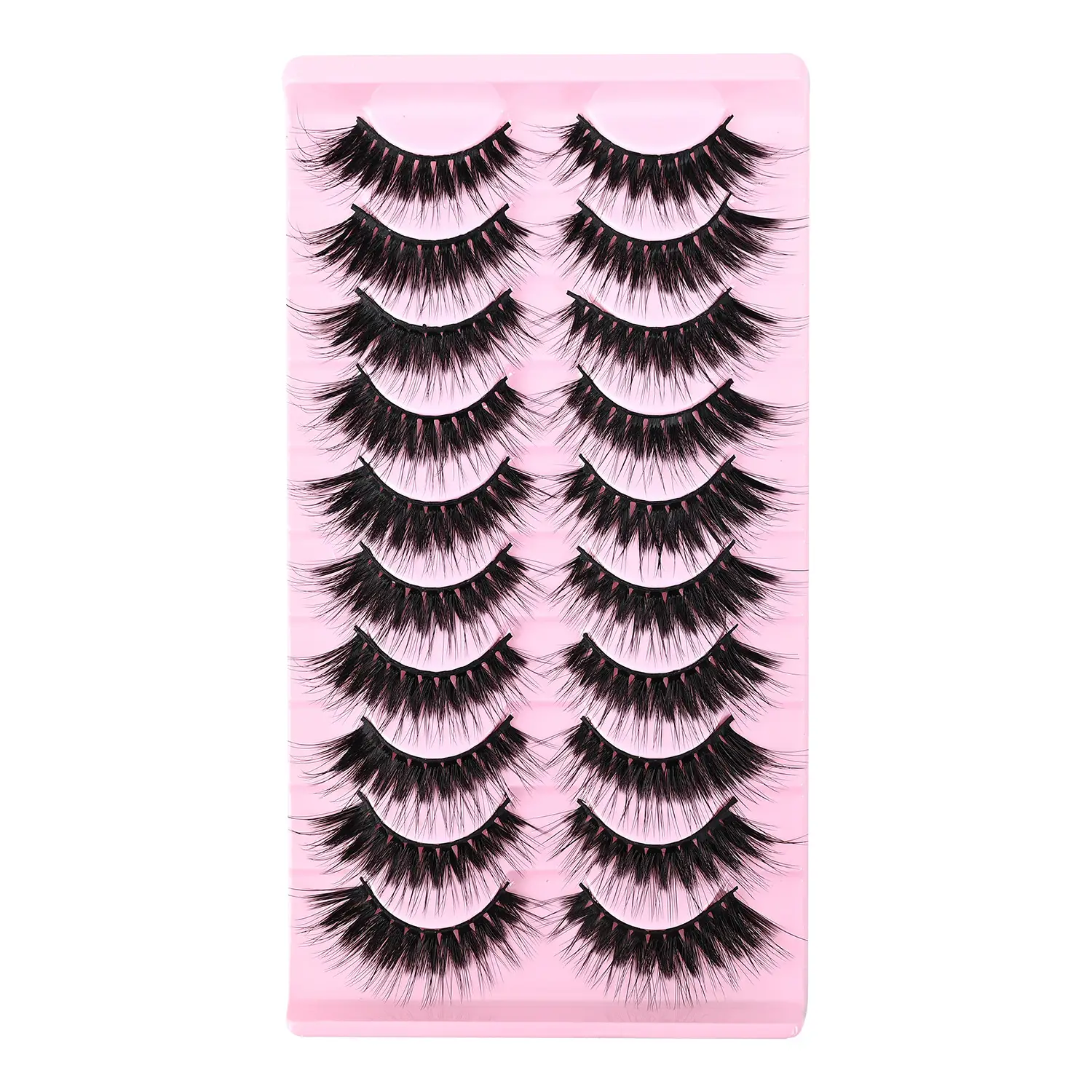 Thin Black False Eyelashes Large Capacity One-Piece Set - Image 8