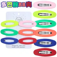 6-Piece Geometric Felt Hair Clips Set Multi Color — feature 7