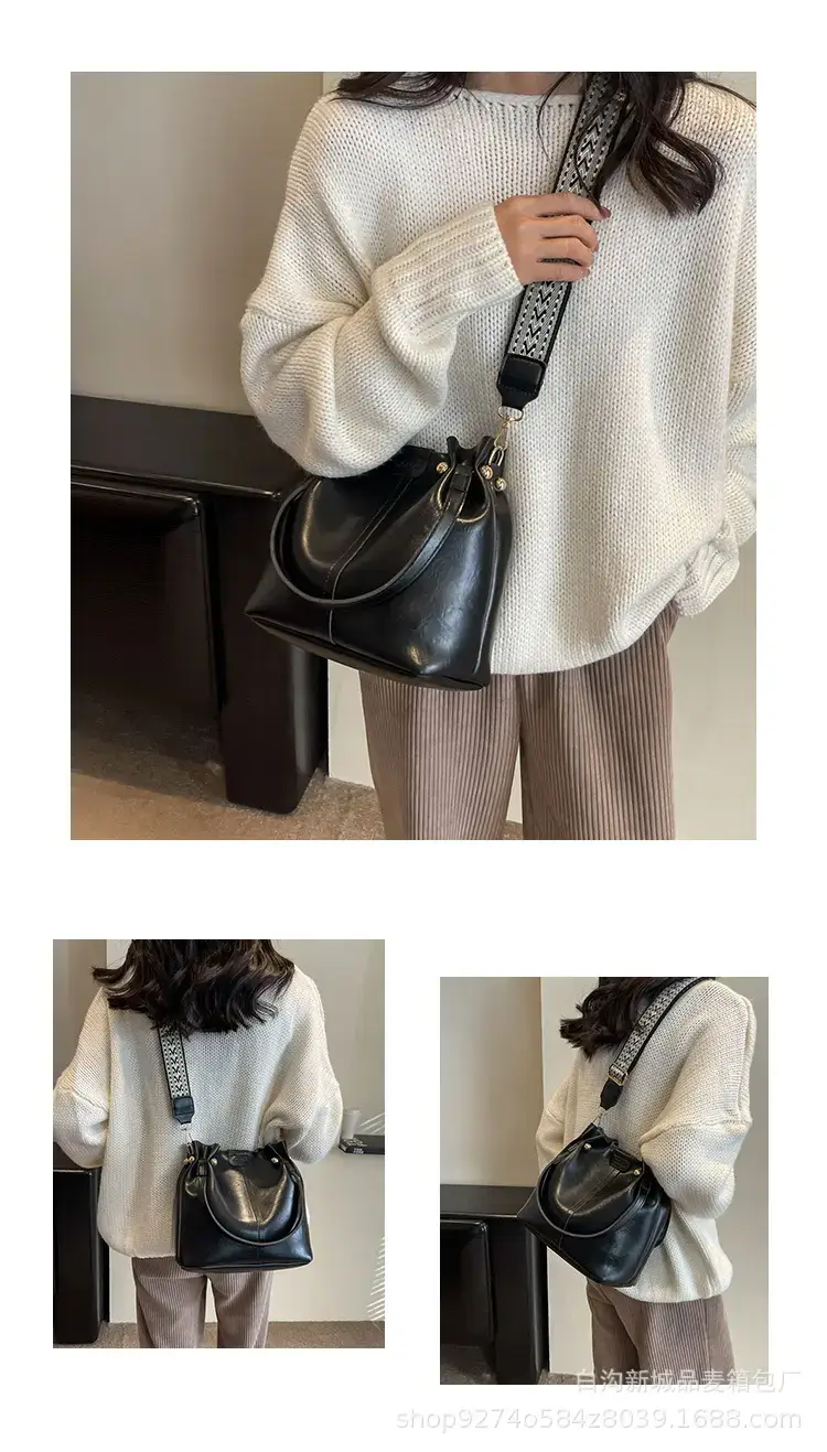 Women's Brown Leather Shoulder Bag 2023 New Trendy — feature 10