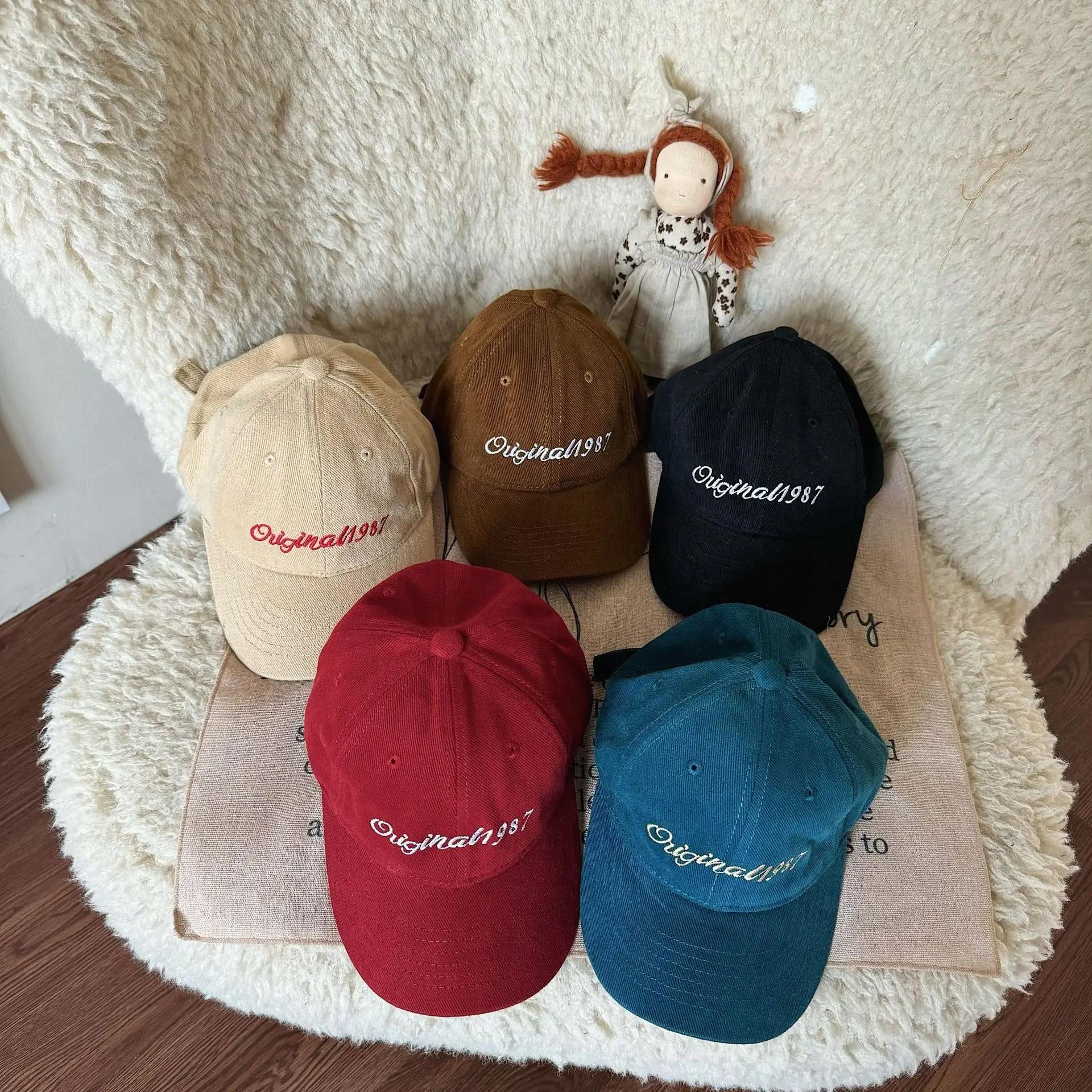 Women's 1987 Embroidered Cap Brown Original987 - Image 8
