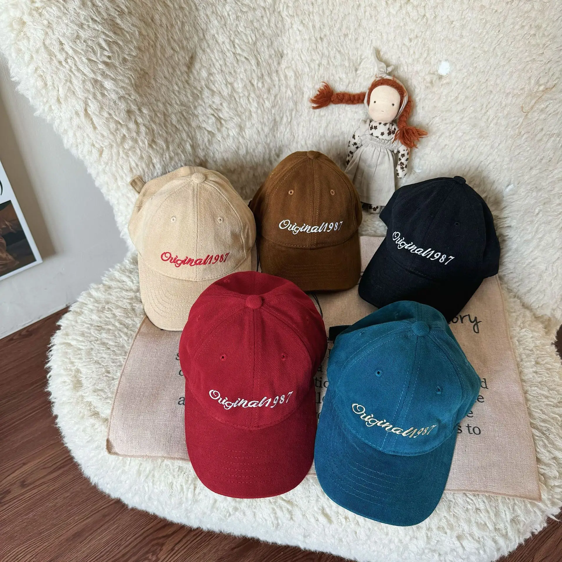 Women's 1987 Embroidered Cap Brown Original987 — feature 2