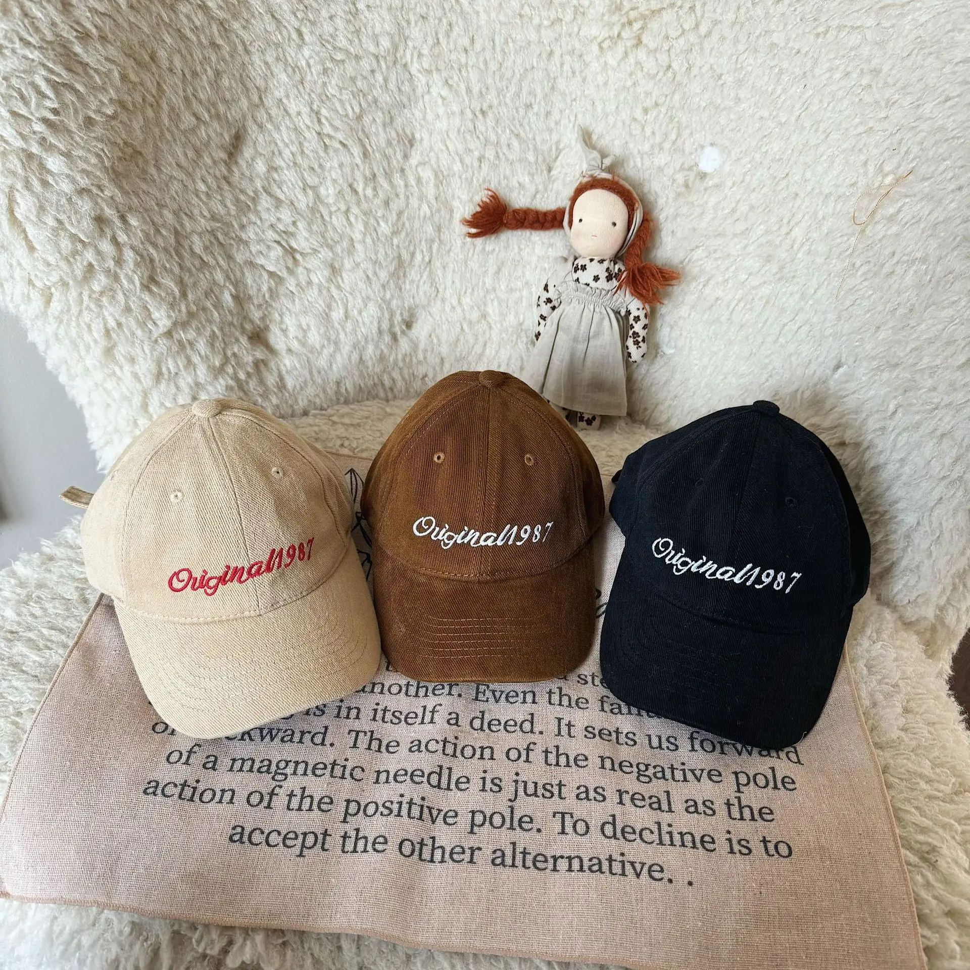 Women's 1987 Embroidered Cap Brown Original987 — feature 4