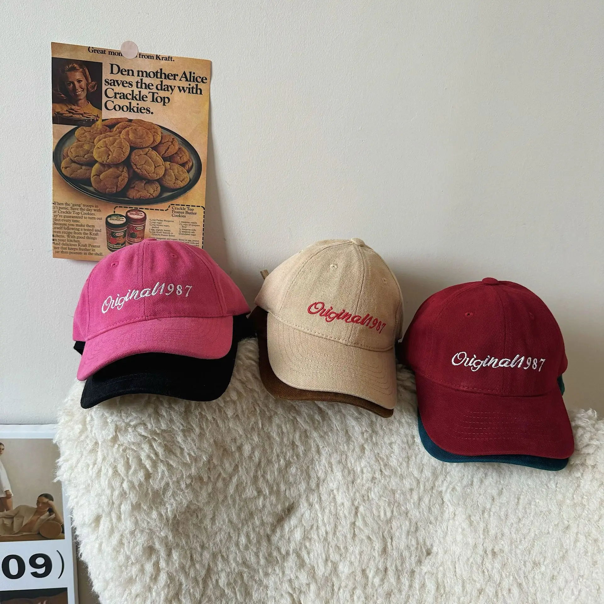 Women's 1987 Embroidered Cap Brown Original987 — feature 8