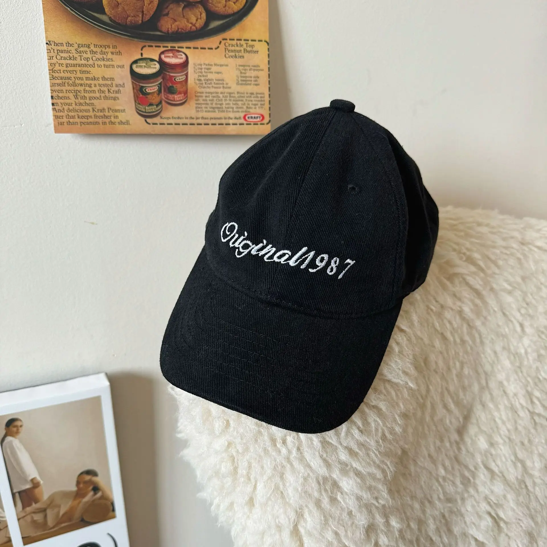 Women's 1987 Embroidered Cap Brown Original987 - Image 6