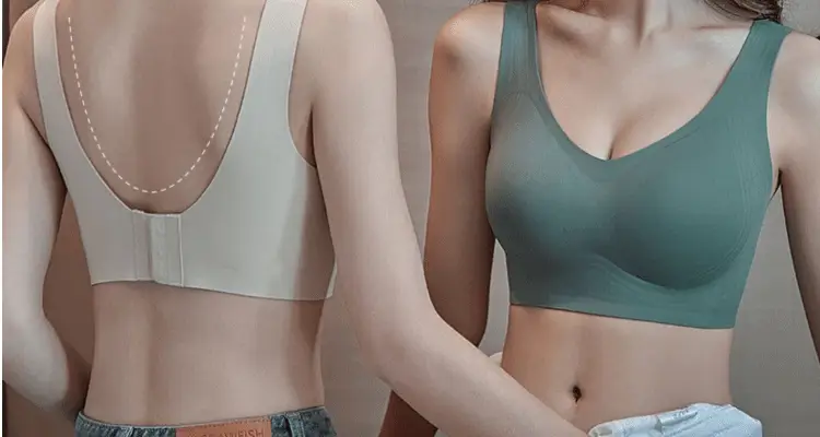 Seamless Jelly Strip Bra Large Bust Anti-Sagging — feature 34