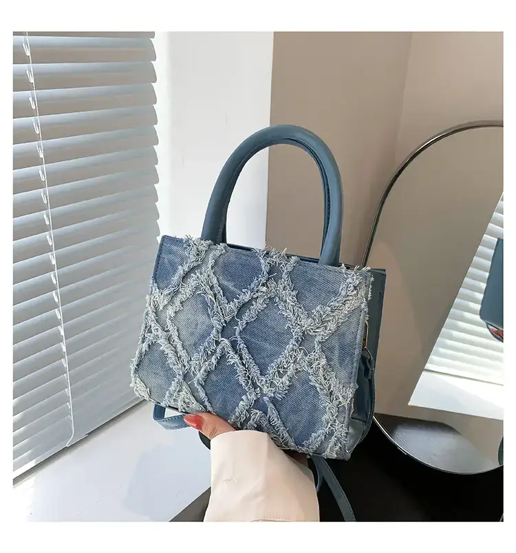 Women's Blue Denim Crossbody Bag 2023 — feature 26