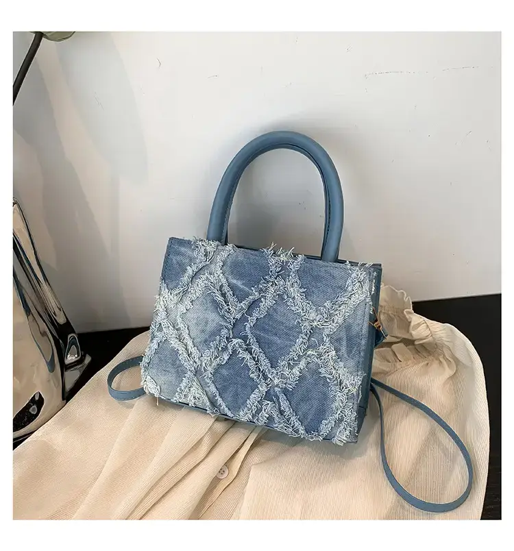 Women's Blue Denim Crossbody Bag 2023 — feature 29