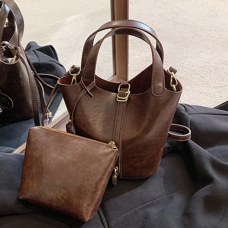 Black Leather Shoulder Crossbody Bag for Women 2026 - Image 7