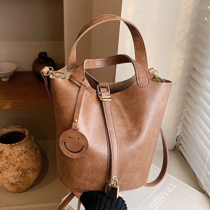 Black Leather Shoulder Crossbody Bag for Women 2026 - Image 3
