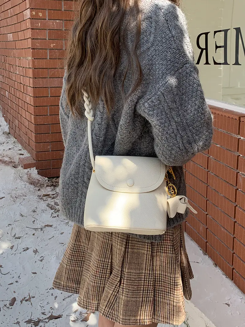 Women Retro Phone Bag Tan Shoulder Crossbody 2026 - Image 7