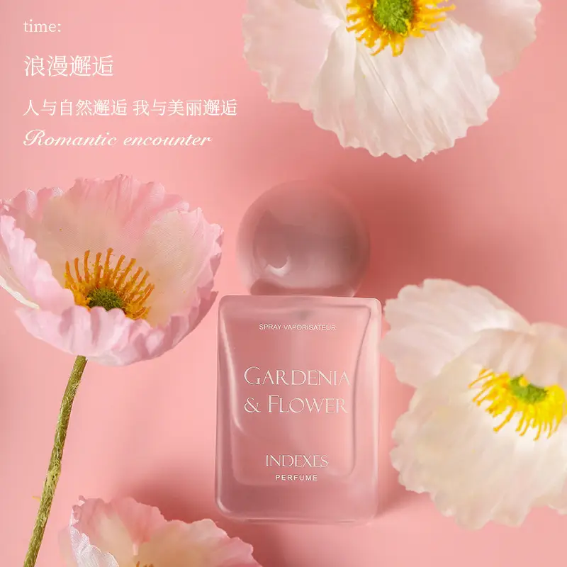 Tiktok popular index perfume women's long-lasting light fragrance natural pink romantic encounter fresh tea fragrance perfume wholesale
