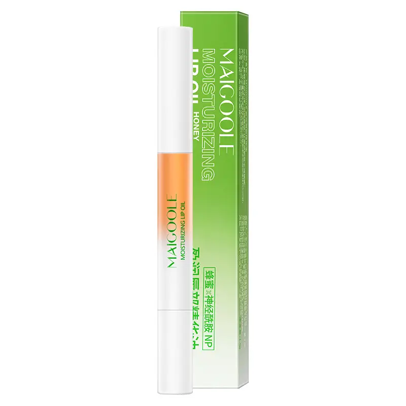 Rose Delaine Lip Oil Balm Hydrating Nourishing Peach - Image 6