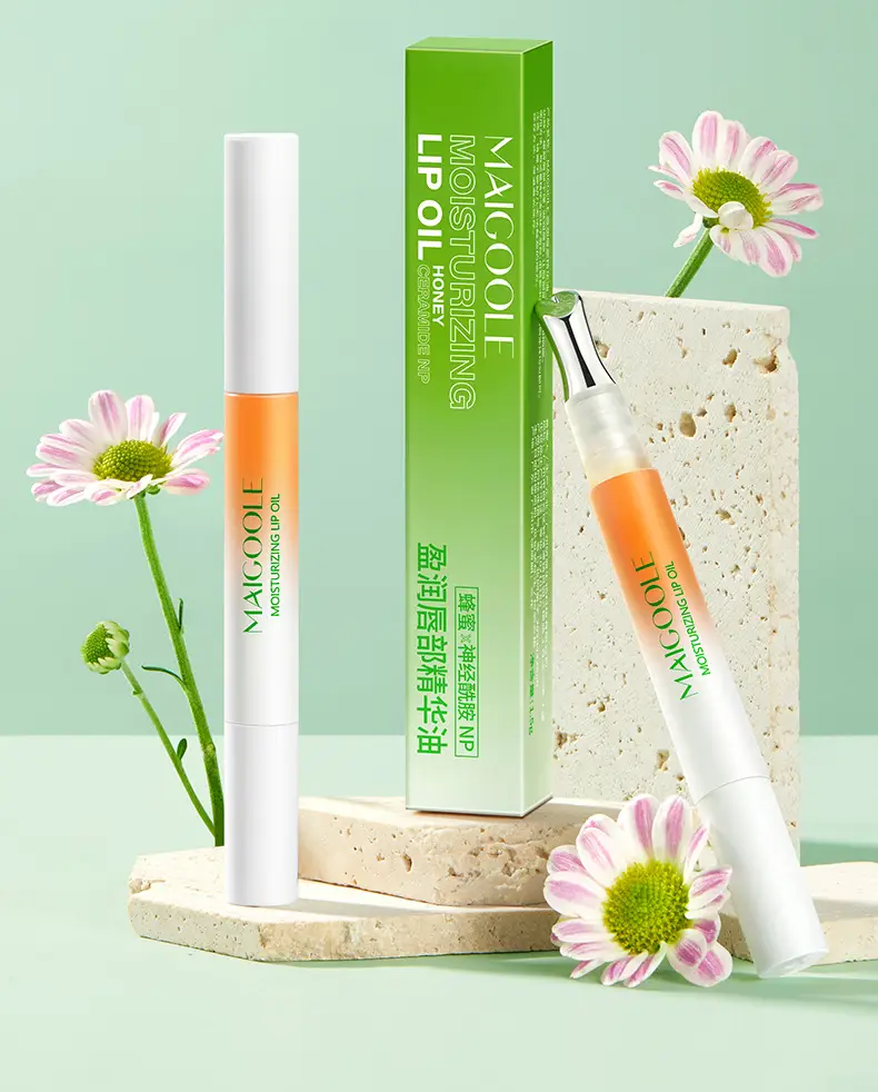 Rose Delaine Lip Oil Balm Hydrating Nourishing Peach — feature 12