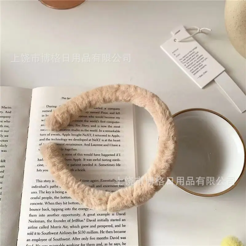 Plush Anti-Rabbit Fur Headband for Girls — feature 5