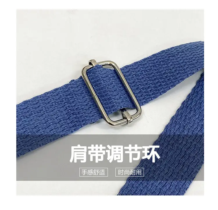 Blue Canvas Shoulder Bag 2023 Women Large Capacity Korean Fashion — feature 8