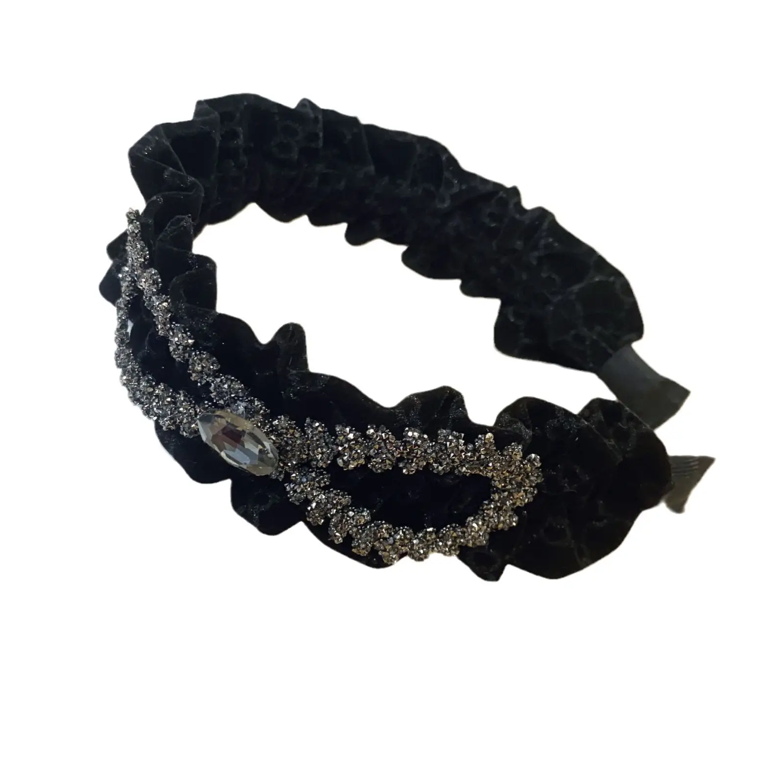 Autumn Winter Headband Red Black Korean Style - Image 7
