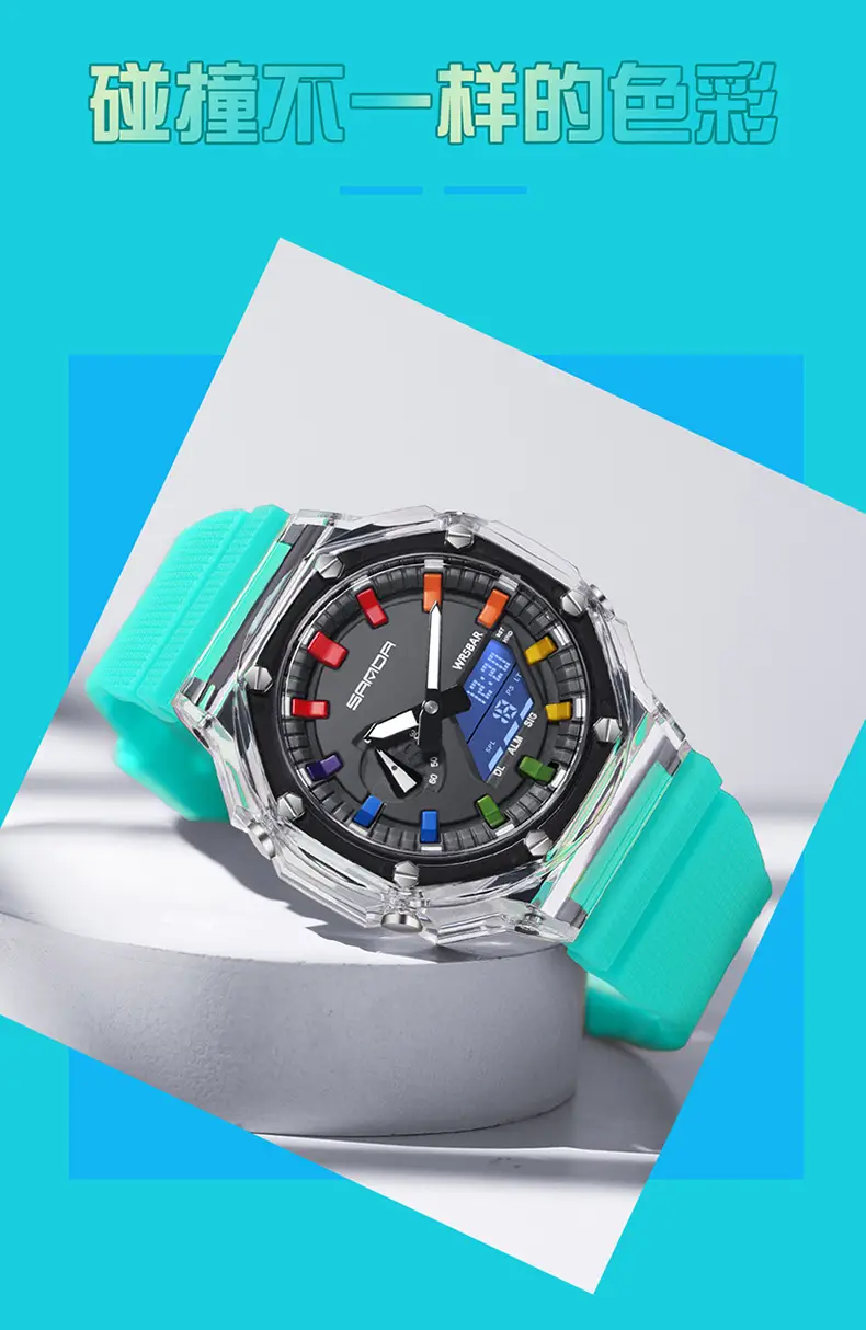 Sanda Cross-Border Electronic Watch Youth Luminous Sports Watch — feature 15
