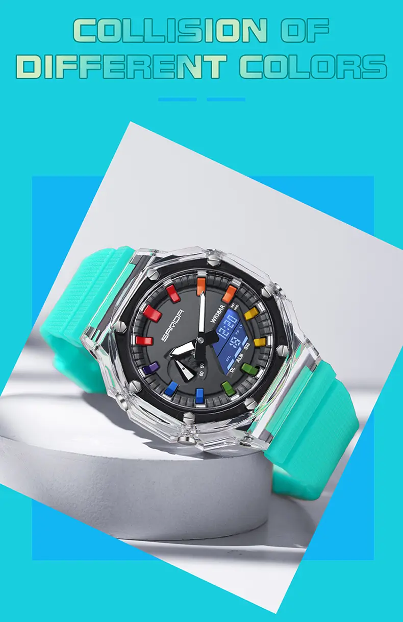Sanda Cross-Border Electronic Watch Youth Luminous Sports Watch — feature 31