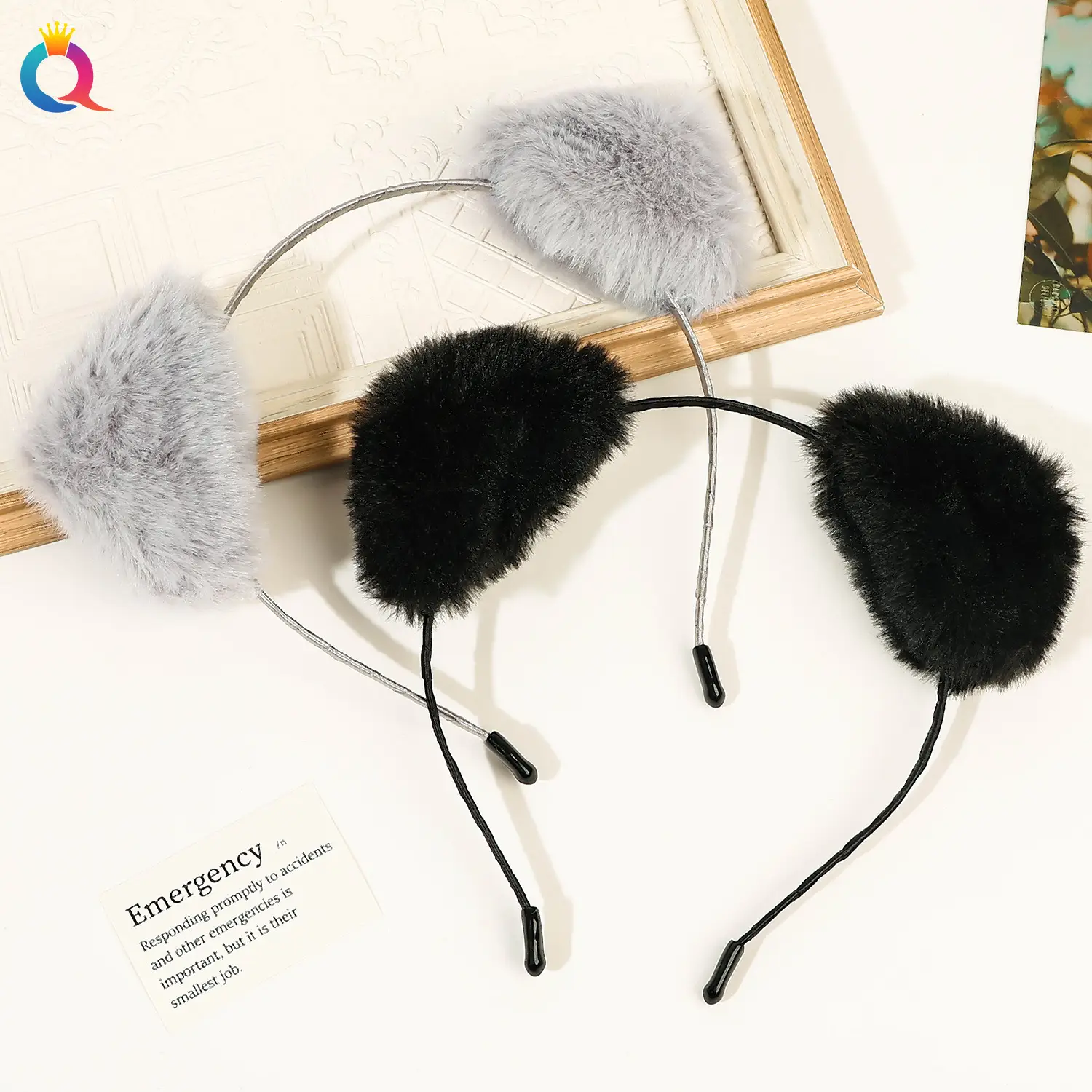 Cute Plush Cat Ears Headband for Women — feature 20