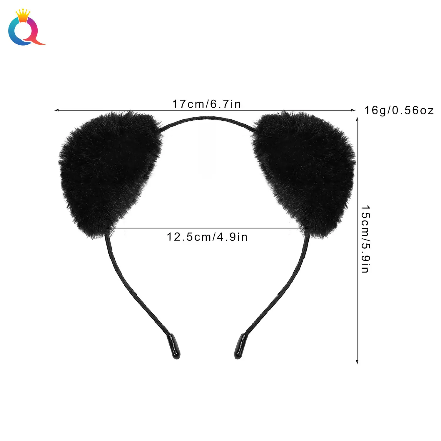 Cute Plush Cat Ears Headband for Women — feature 22