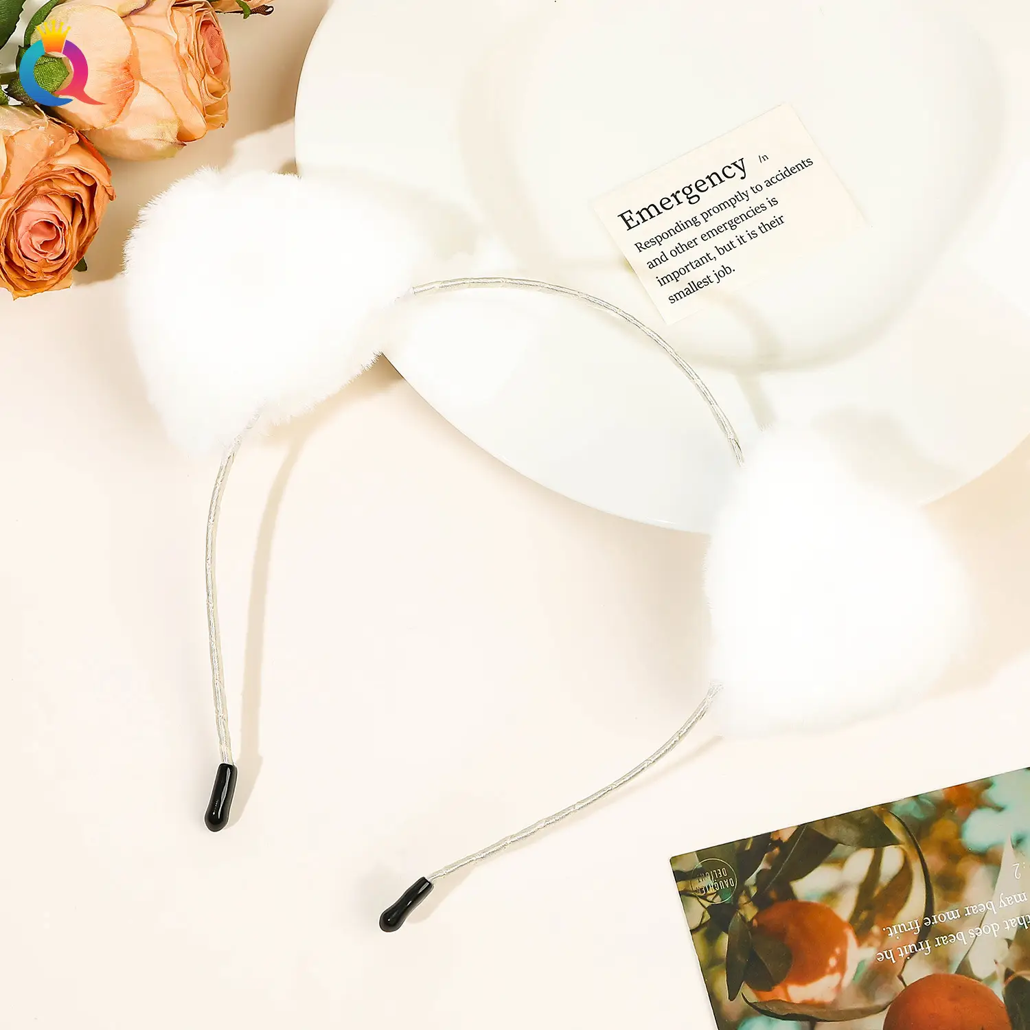 Cute Plush Cat Ears Headband for Women — feature 24