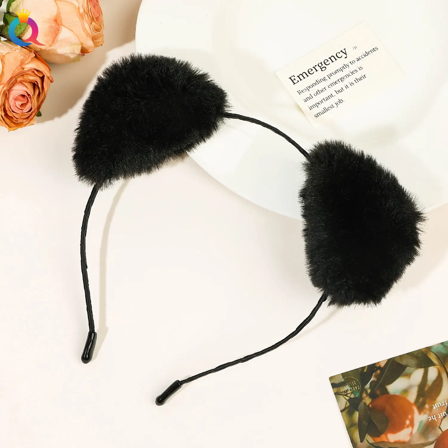 Cute Plush Cat Ears Headband for Women — feature 26