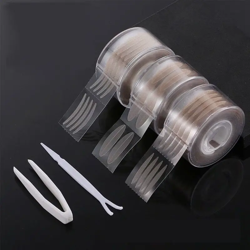 Double Eyelid Stickers Roll Olive Makeup Artist Special Tweezers Storage Box Crescent Invisible Natural Seamless Eye Beauty - Image 5