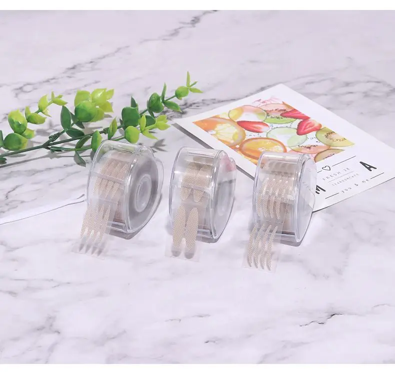 Double Eyelid Stickers Roll Olive Makeup Artist Special Tweezers Storage Box Crescent Invisible Natural Seamless Eye Beauty — feature 11