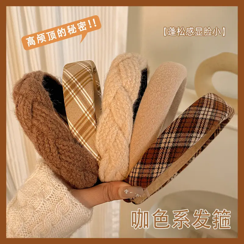 Winter Korean Style High Cranial Headband for Women - Image 21
