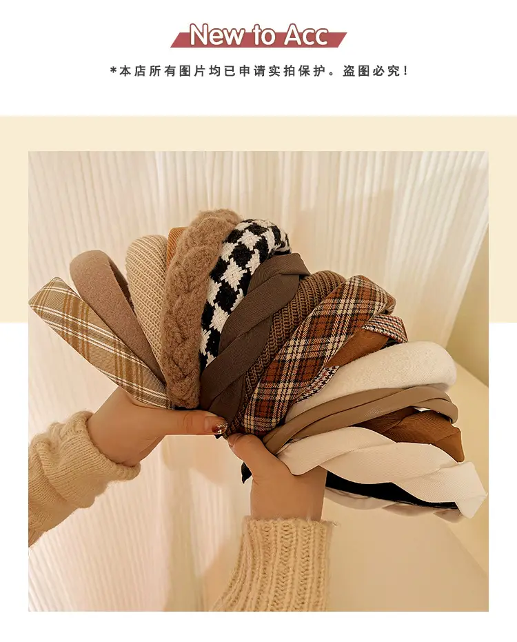 Winter Korean Style High Cranial Headband for Women — feature 1