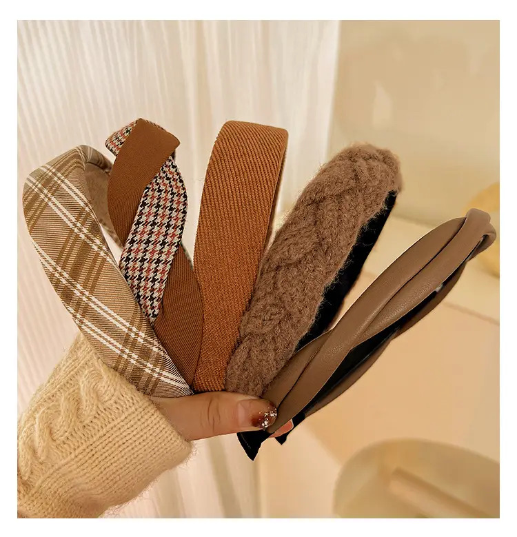 Winter Korean Style High Cranial Headband for Women — feature 10