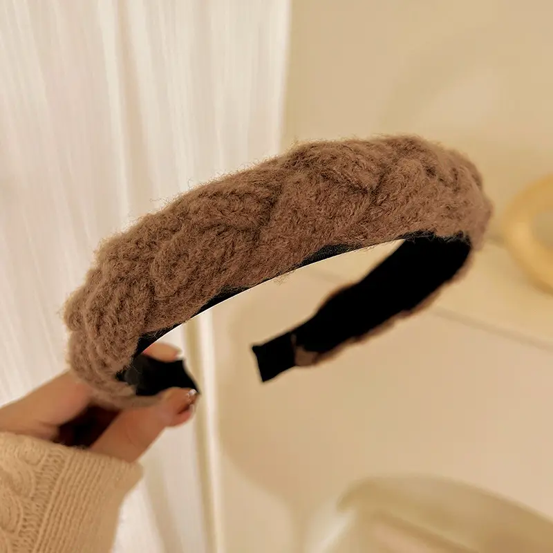 Winter Korean Style High Cranial Headband for Women - Image 3